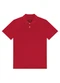 Fico - Camisa Polo em Malha de Algodão Branco - variação: Vermelho