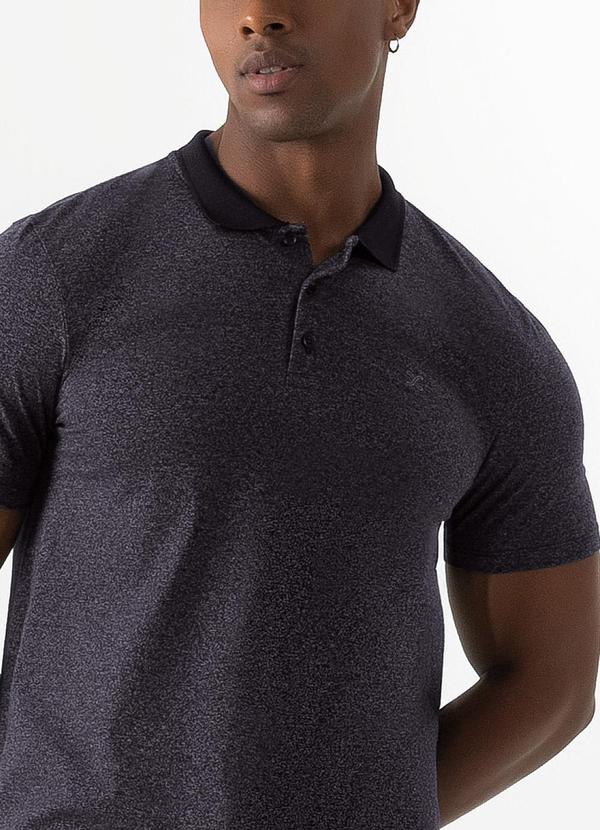 Exco - Camisa Polo em Malha Preto 3