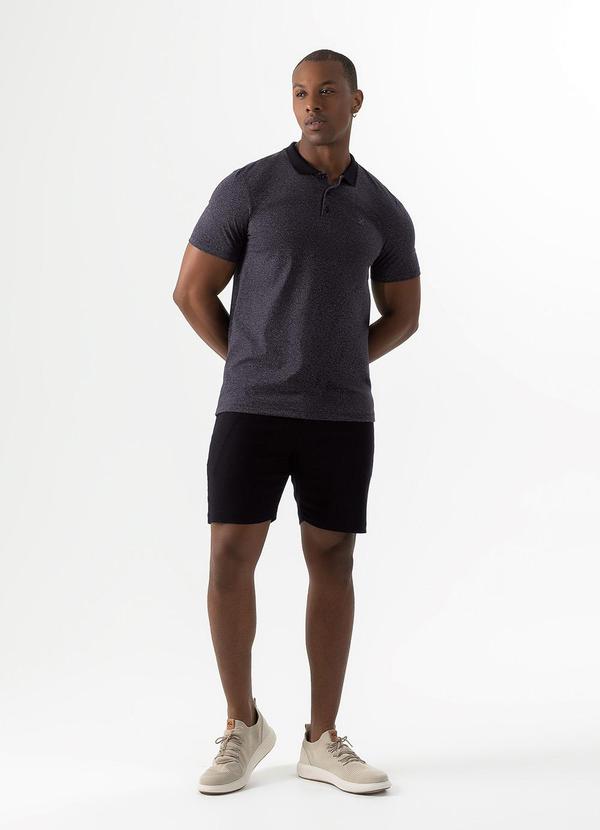 Exco - Camisa Polo em Malha Preto 4