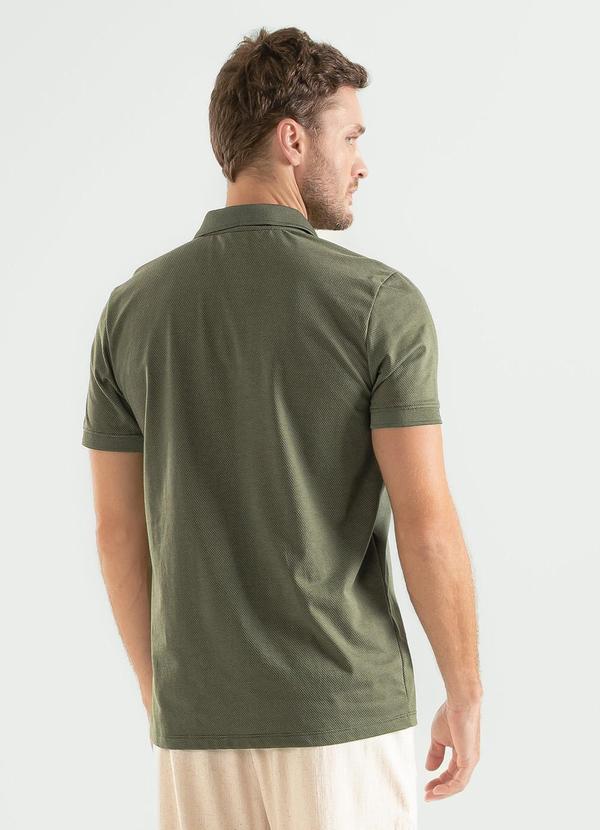 Exco - Camisa Polo em Malha Verde Escuro 2