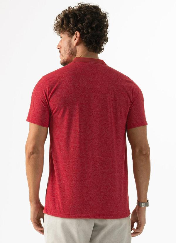 Exco - Camisa Polo em Malha Vermelho Escuro 2
