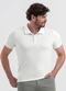 Exco - Camisa Polo em Piquet Branco - variação: Branco
