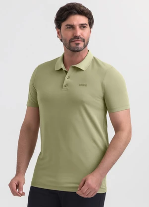 Exco - Camisa Polo em Piquet Verde - EXCO