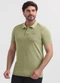 Exco - Camisa Polo em Piquet Branco - variação: Verde