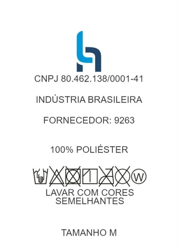 Moda Pop - Camisa Polo Geométrica Azul com Botão Funcional 5