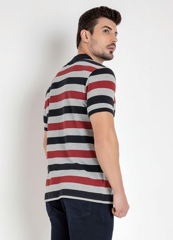 Cia Gota - Camisa Polo Listrada com Bordado Cia Gota 2