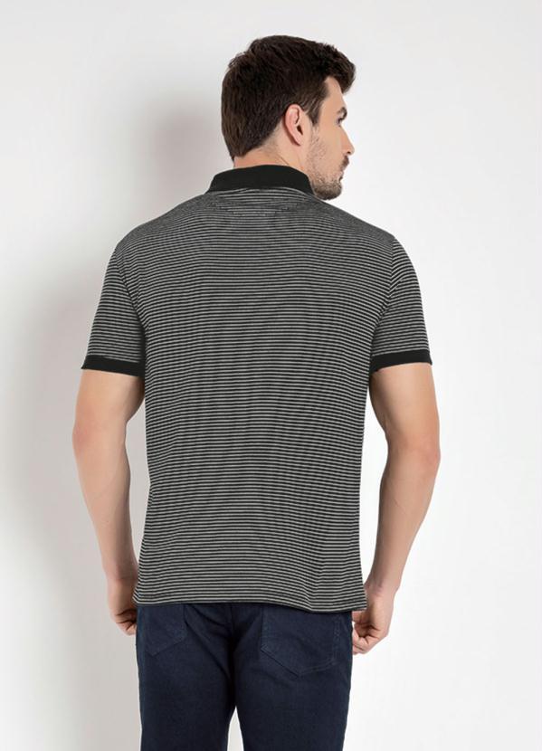 Cia Gota - Camisa Polo Listrada com Zíper Cia Gota 2