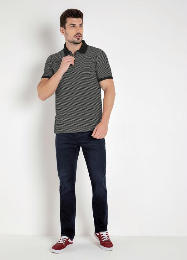 Cia Gota - Camisa Polo Listrada com Zíper Cia Gota 3