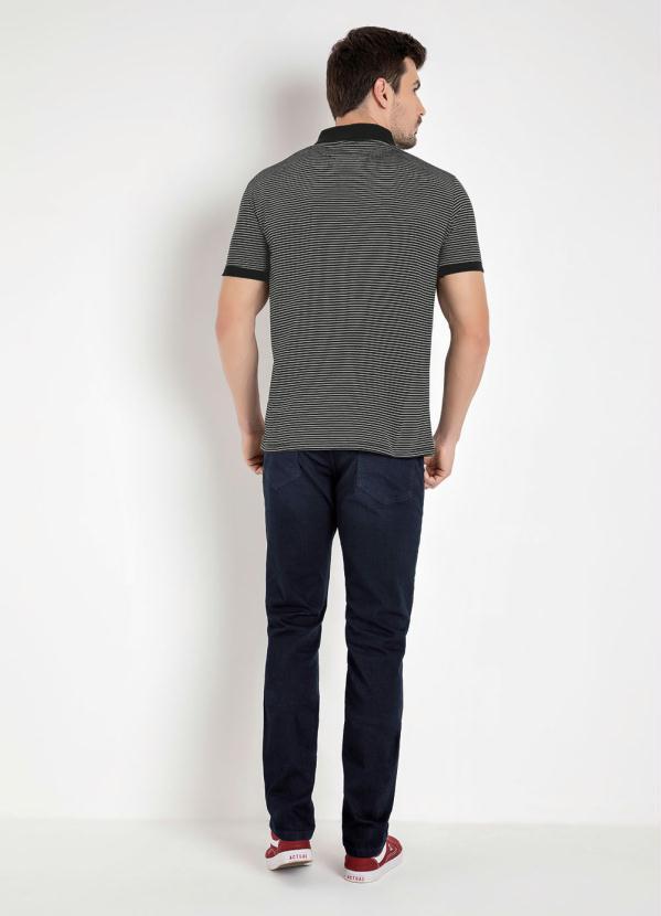 Cia Gota - Camisa Polo Listrada com Zíper Cia Gota 4