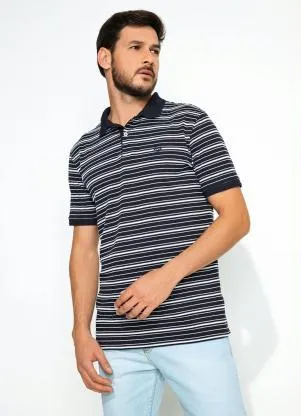 Camisa Polo (Listras) Maquinetada Cia Gota - CIA GOTA