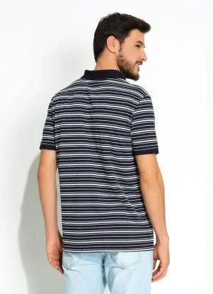 Camisa Polo (Listras) Maquinetada Cia Gota - CIA GOTA