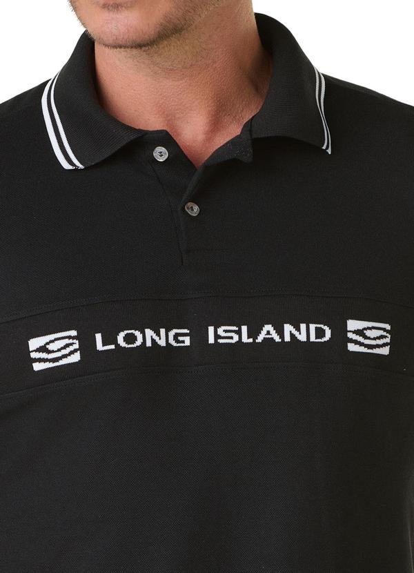 Long Insland - Camisa Polo Long Island Preto 2