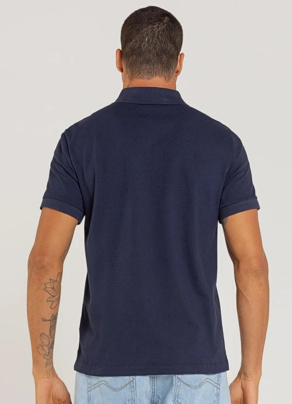 Just Basic - Camisa Polo Masculina Azul Marinho 2