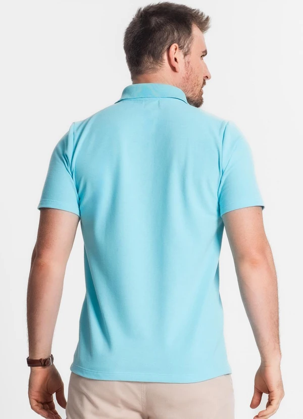 Diametro - Camisa Polo Masculina Azul 2