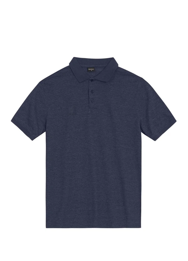Essendi - Camisa Polo Masculina em Malha Listrada Azul 4