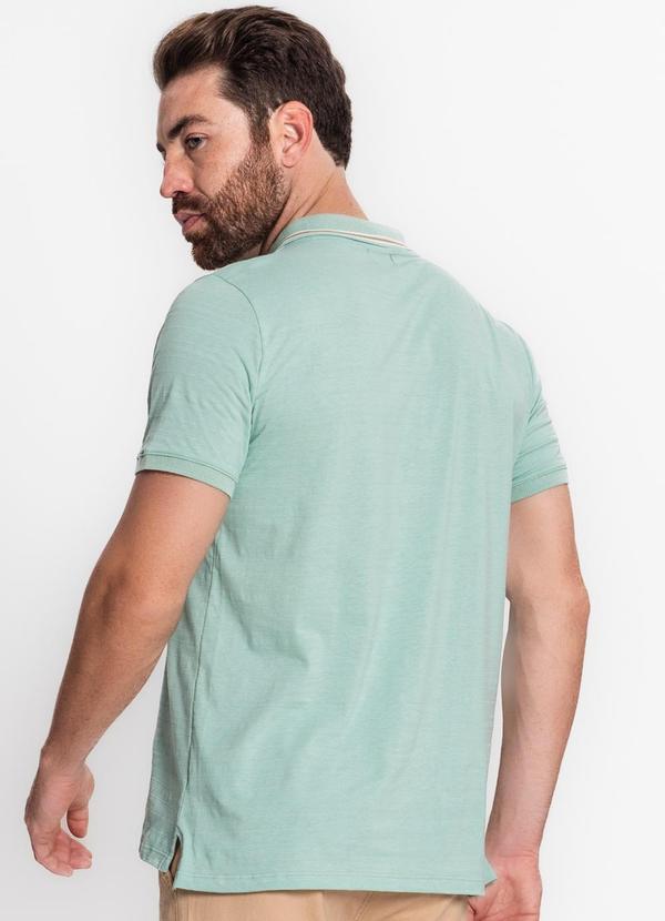 Diametro - Camisa Polo Masculina em Meia Malha Verde 2