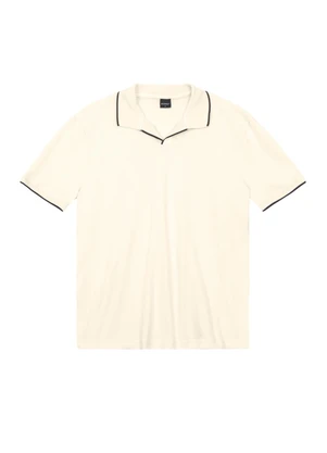 Essendi - Camisa Polo Masculina em Piquet Natural - ESSENDI