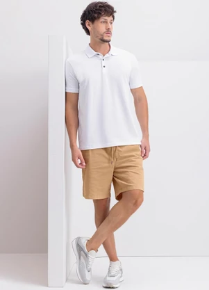 Essendi - Camisa Polo Masculina Essencial Branco - ESSENDI