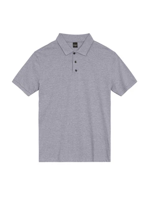 Essendi - Camisa Polo Masculina Essencial Cinza - ESSENDI