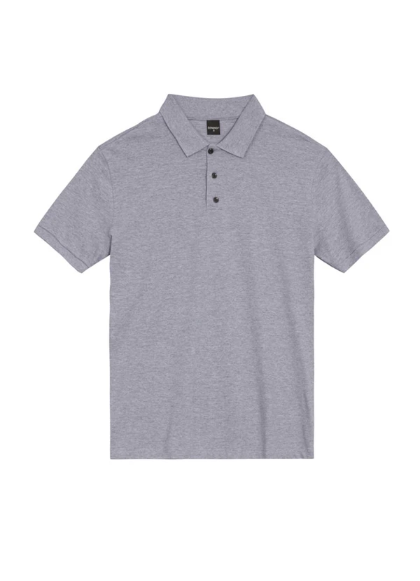Essendi - Camisa Polo Masculina Essencial Cinza 2