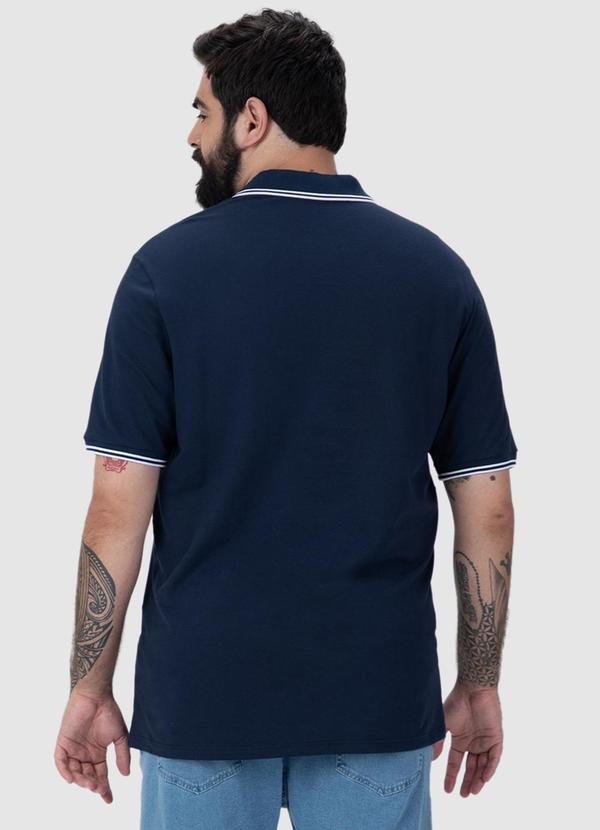 Malwee - Camisa Polo Masculina Plus Azul 2