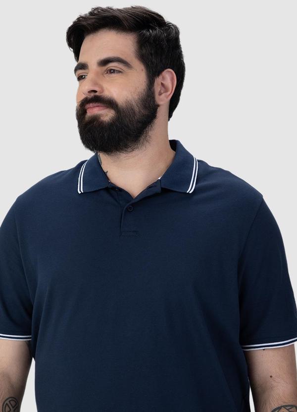 Malwee - Camisa Polo Masculina Plus Azul 4