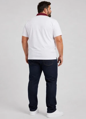 Select - Camisa Polo Masculina Plus Size Manga Curta Bege - SELECT