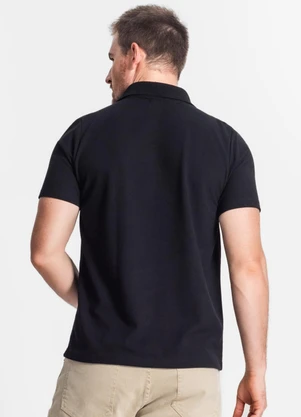 Diametro - Camisa Polo Masculina Preto - DIAMETRO