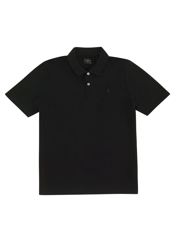 クラブハウス New Standard Polo ’25-Black XL Camisa Polo Masculina Preto - Diametro