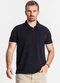 Diametro - Camisa Polo Masculina Azul - variação: Preto