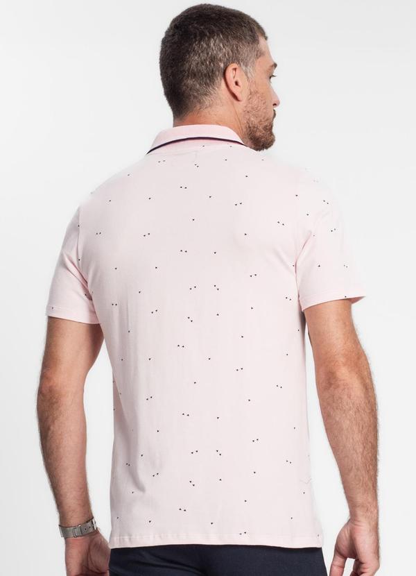 Diametro - Camisa Polo Masculina Rosa 2