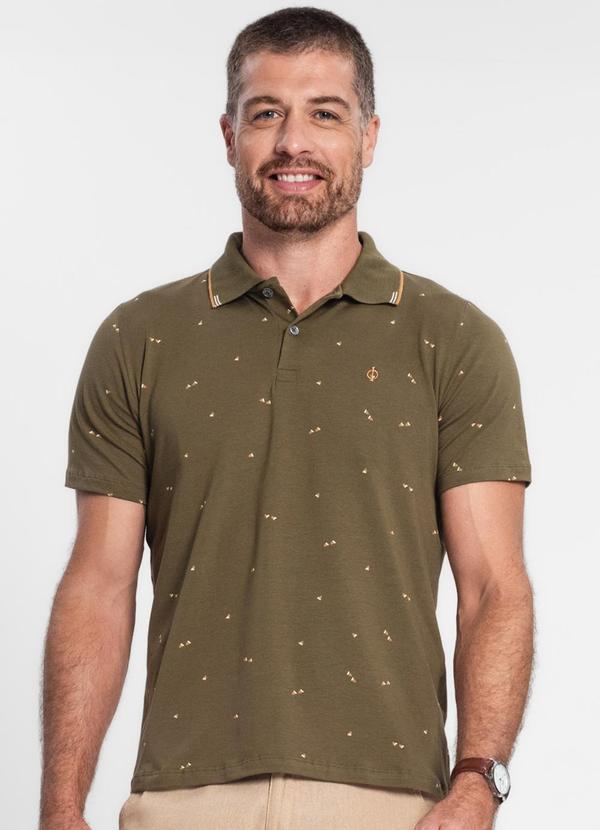 Diametro - Camisa Polo Masculina Verde