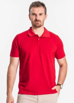 Diametro - Camisa Polo Masculina Vermelho - DIAMETRO