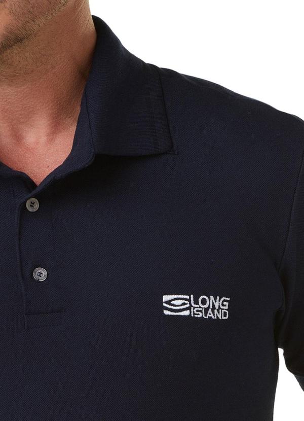 Long Insland - Camisa Polo Pé de Gola Azul 2