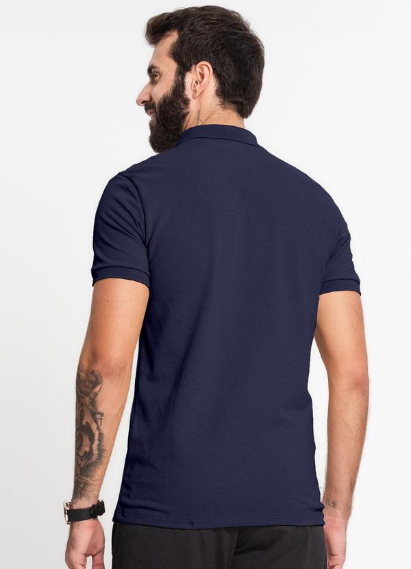 Rovitex - Camisa Polo Piquet Masculina Azul 2