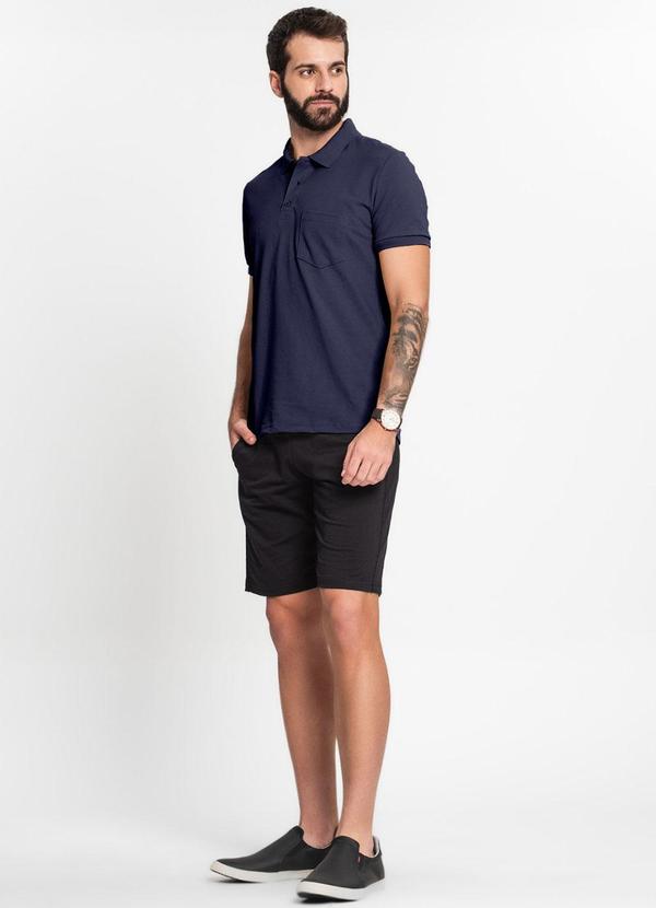 Rovitex - Camisa Polo Piquet Masculina Azul 3