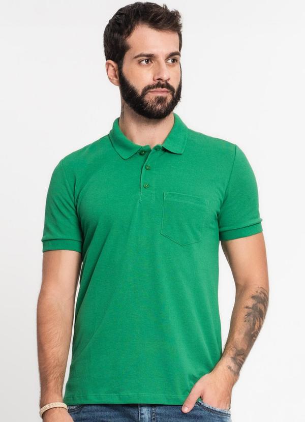 Rovitex - Camisa Polo Piquet Masculina Kohmar Verde