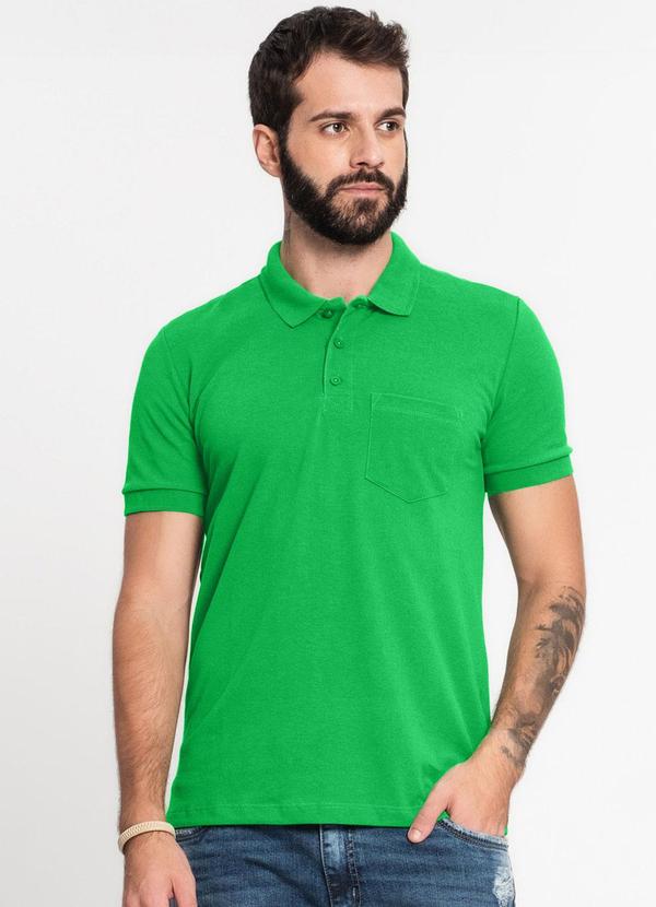 Rovitex - Camisa Polo Piquet Masculina Verde