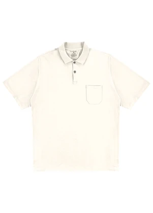 Diametro - Camisa Polo Plus Size Masculina Bege - DIAMETRO