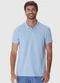 Malwee - Camisa Polo Slim em Piquet Premium Azul Marinho - variação: Azul Claro