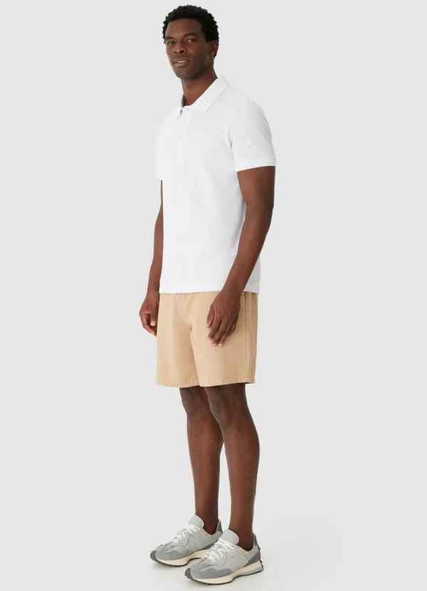 Malwee - Camisa Polo Slim em Piquet Premium Branco 3