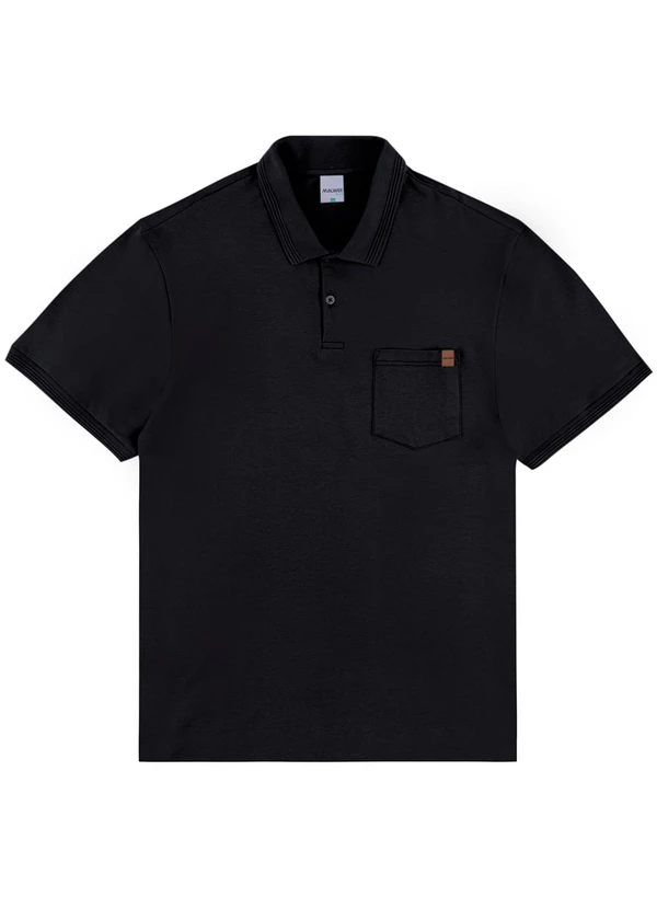 Malwee - Camisa Polo Tradicional PlusPreto 3