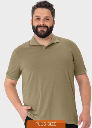 Malwee - Camisa Verde Militar Polo em Malha - MALWEE