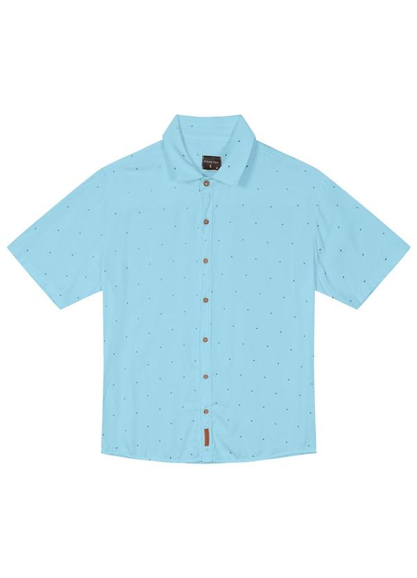 Diametro - Camisa Viscose Masculina Azul