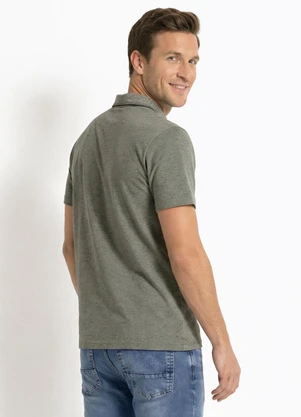Fakini - Camiseta Masculina Polo Piquet Verde - FAKINI