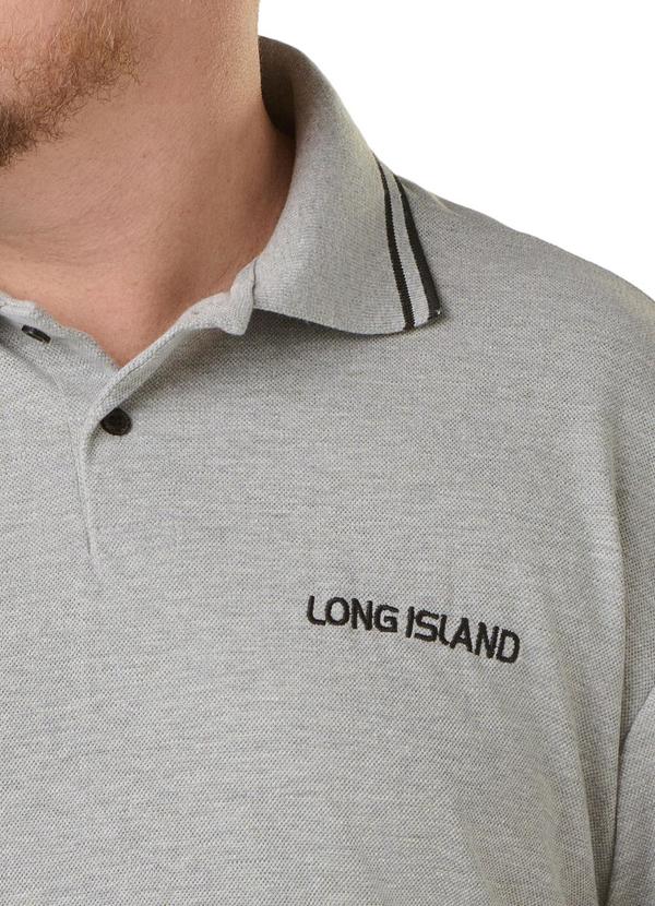 Long Insland - Camiseta Polo Basic Long Island Cinza 2