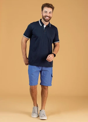 Soft Bonni - Polo Adulto Azul - SOFT BONNI