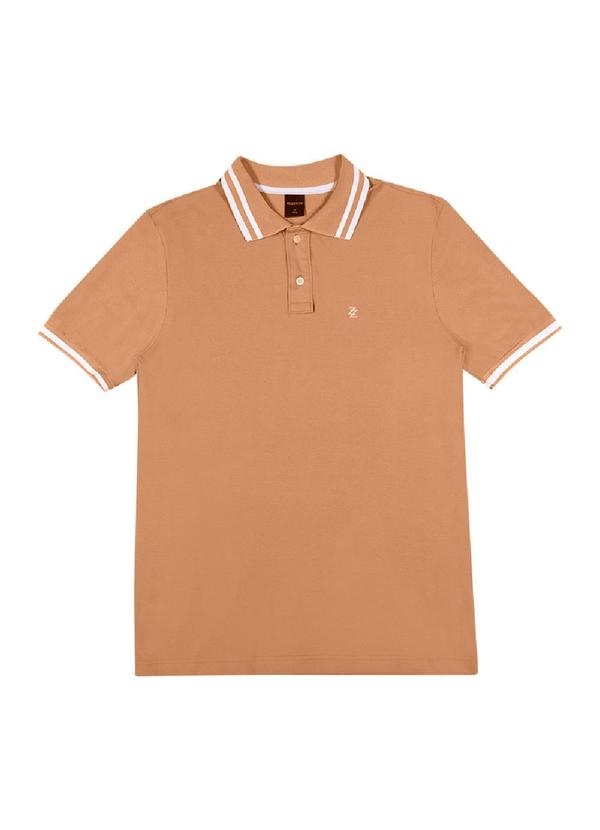 Rezzato - Polo Clássica Masculino Marrom 3
