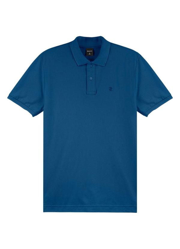 Rezzato - Polo Lisa com Bordado Adulto Masculino Azul