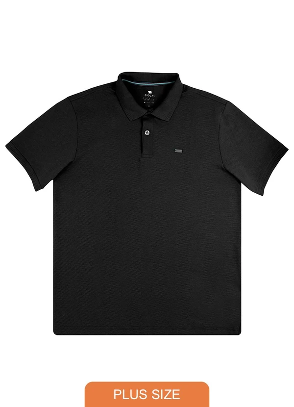 Biogás - Polo M/C Malha Favo Preto 1